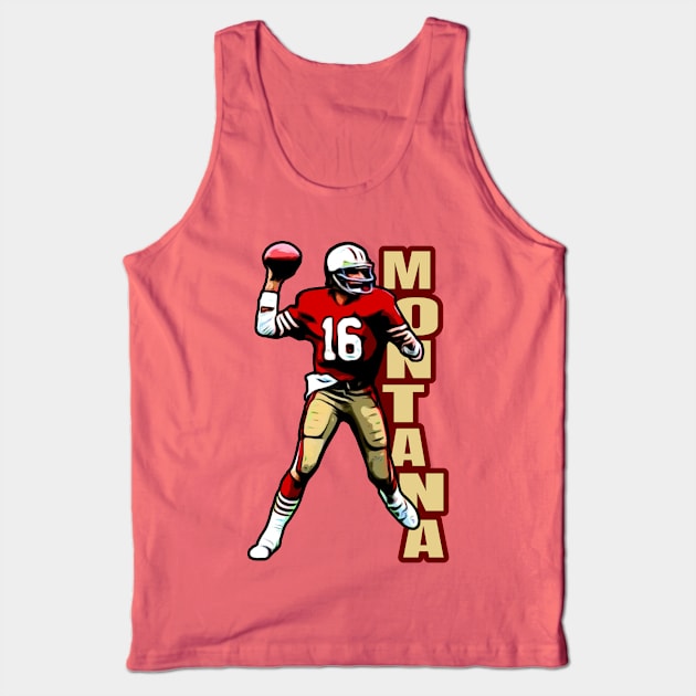 49ers Montana 16 Tank Top by Gamers Gear